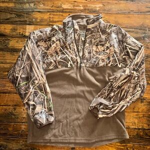 Drake Camouflage Half-Zip Jacket
